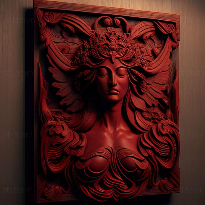 3D модель Гра Червона богиня (STL)